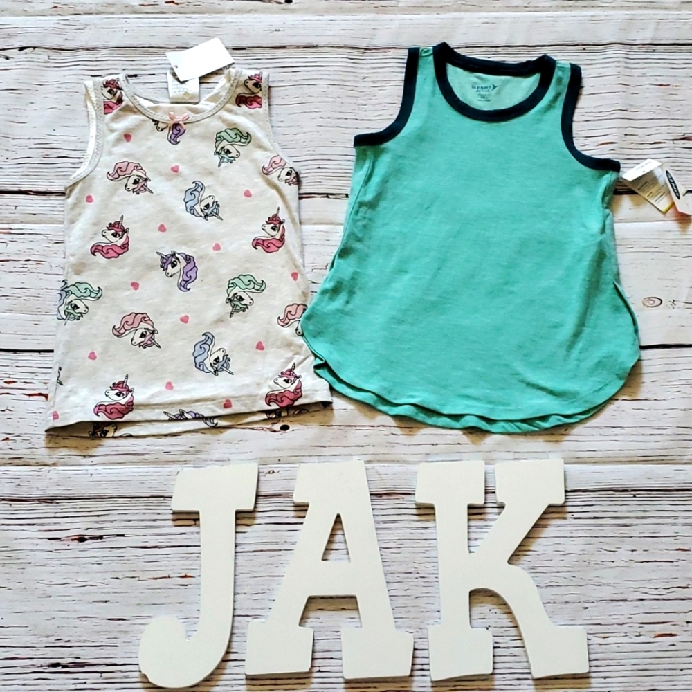 🆕️ H&M/OLD NAVY GIRLS TANK TOP BUNDLE